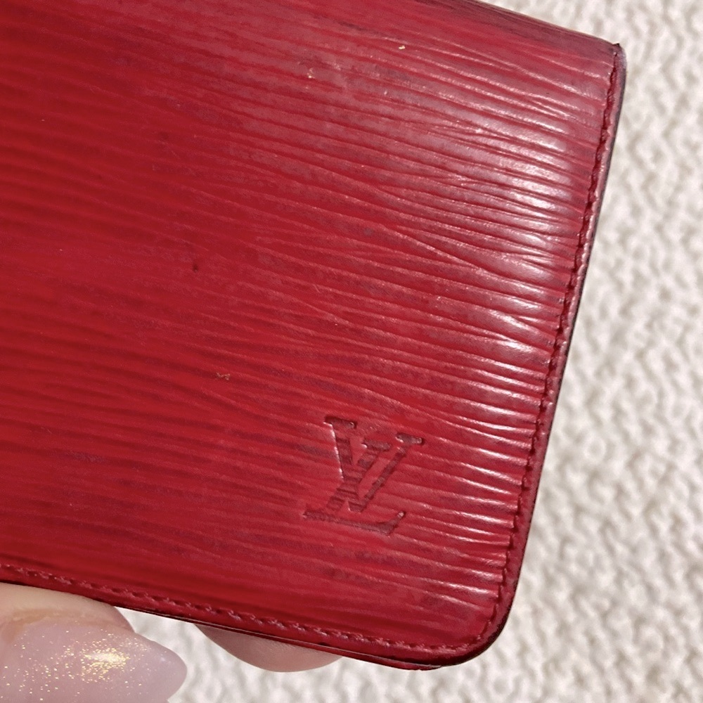 Louis Vuitton Epi Red Card Holder - Picture 3 of 8